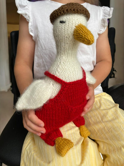 Lovely Goose's Pants & Hat Knitting Pattern