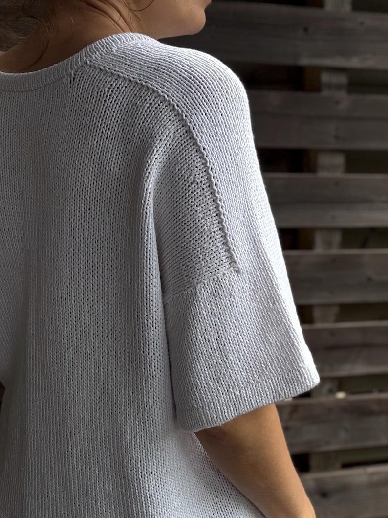 Easy Summer Tee Knitting Pattern
