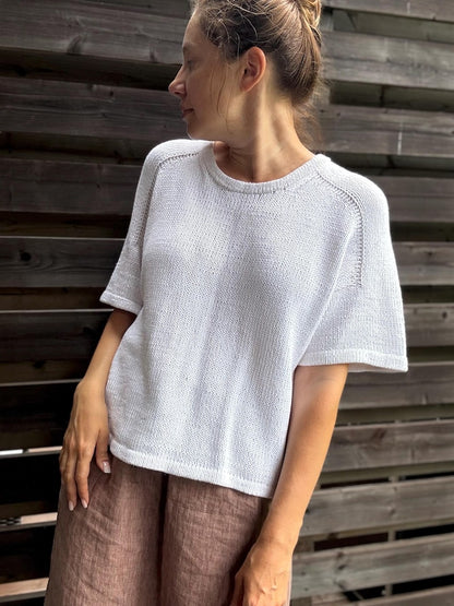 Easy Summer Tee Knitting Pattern