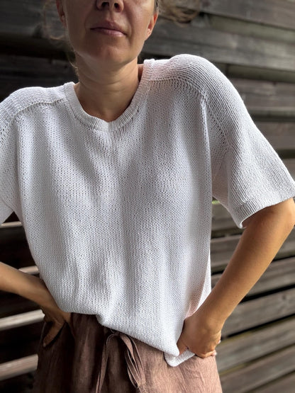 Easy Summer Tee Knitting Pattern