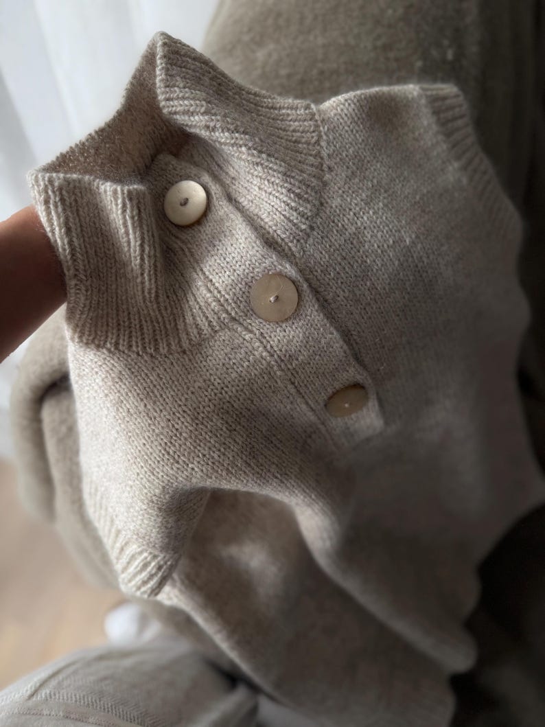 High Neck Vest Knitting Pattern