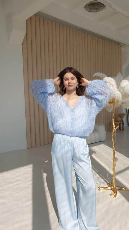 Cozy Textured Cardigan Knitting Pattern