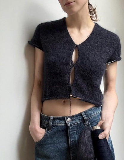 Twistveil Blouse Knitting Pattern