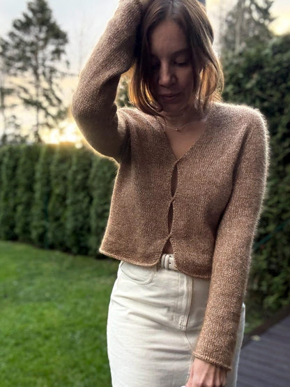 Twistveil Blouse Knitting Pattern