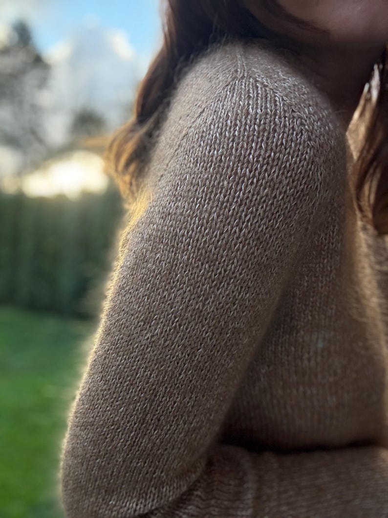 Twistveil Blouse Knitting Pattern