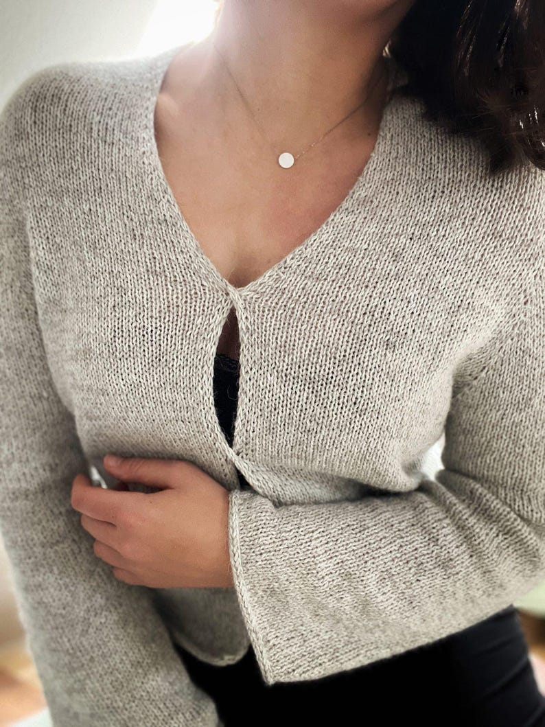 Twistveil Blouse Knitting Pattern