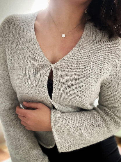 Twistveil Blouse Knitting Pattern