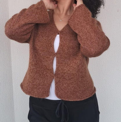 Twistveil Blouse Knitting Pattern