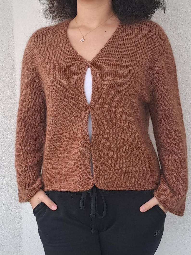 Twistveil Blouse Knitting Pattern