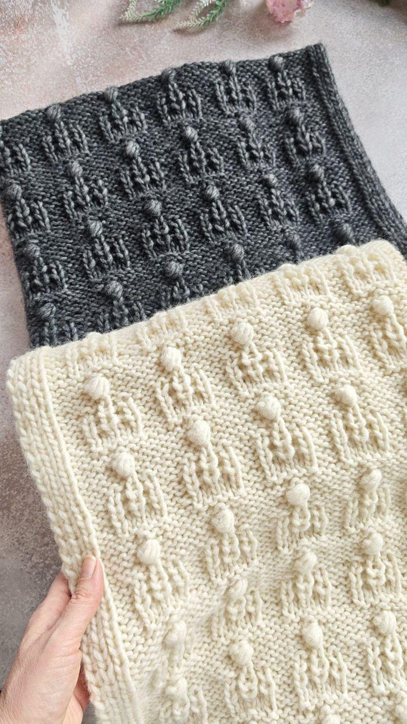 Crown Baby Blanket Knitting Pattern