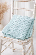 Cable Baby Blanket Knitting Pattern