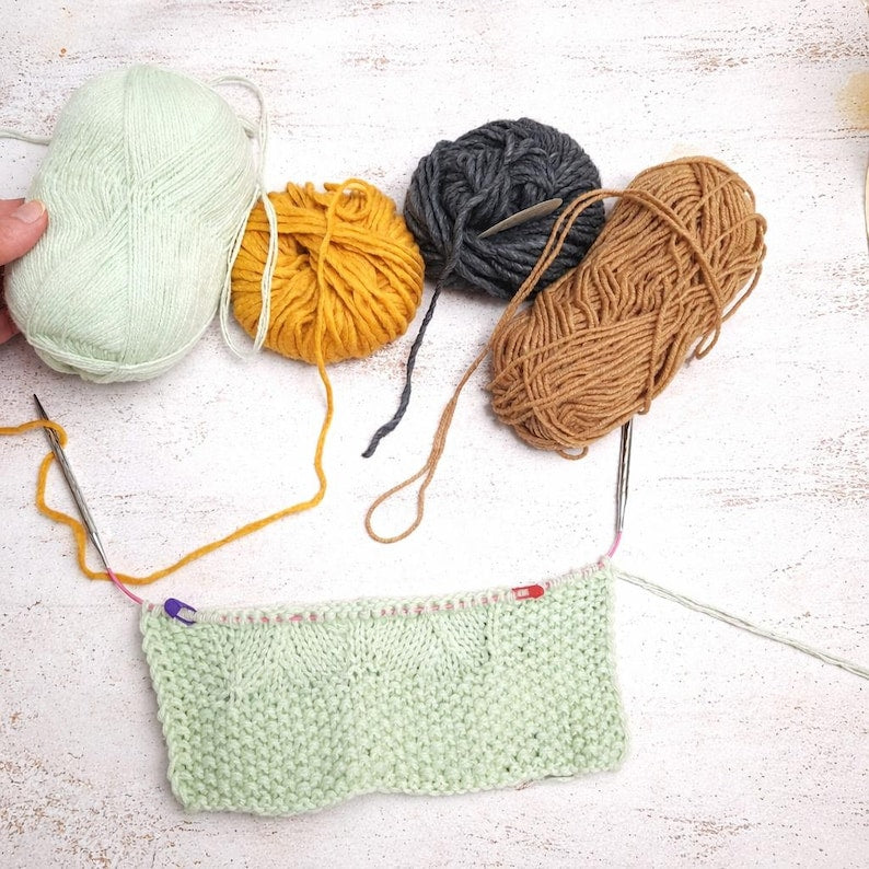 Baby Blue Blanket Knitting Pattern