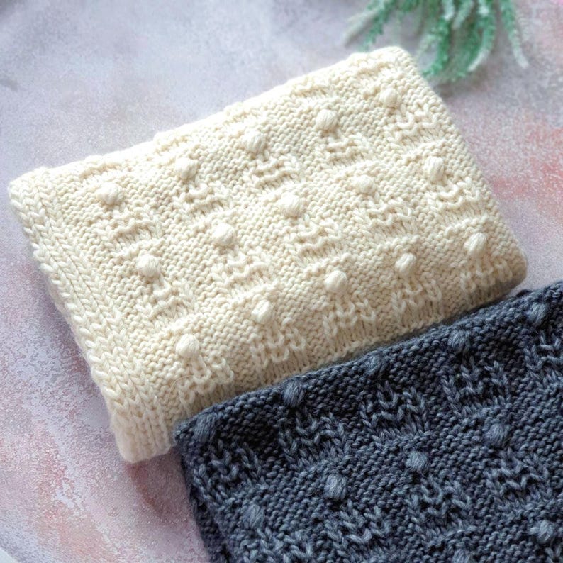 Crown Baby Blanket Knitting Pattern