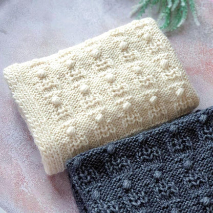 Crown Baby Blanket Knitting Pattern