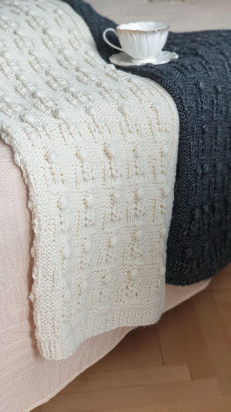 Crown Baby Blanket Knitting Pattern