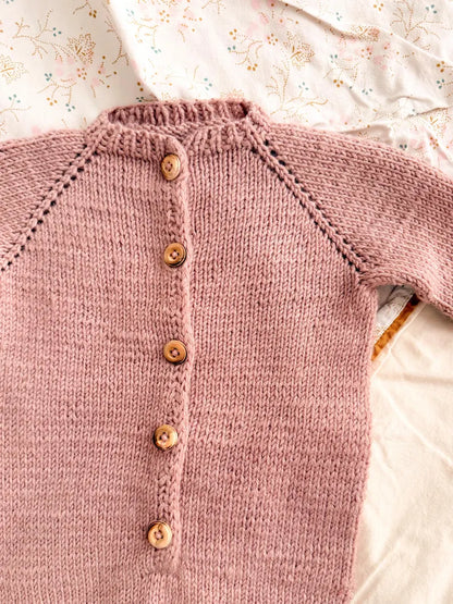 Top-Down Baby Romper Knitting Pattern