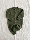 Top-Down Baby Romper Knitting Pattern