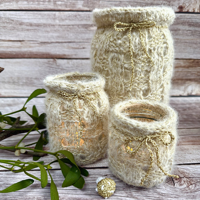 Jar Cover Knitting Pattern