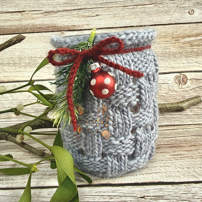 Jar Cover Knitting Pattern
