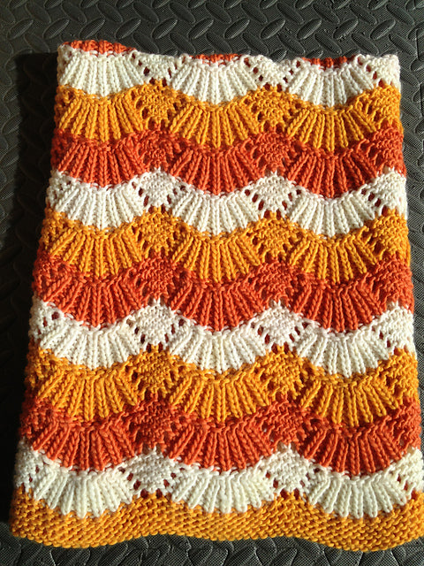 Seashell Blanket Knitting Pattern