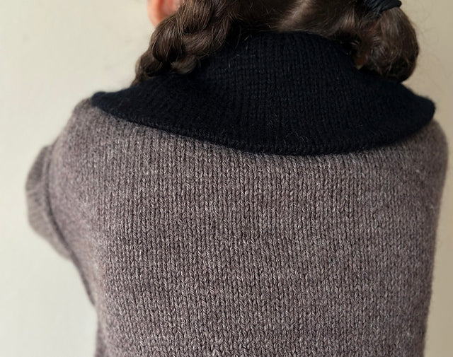 Kids Collar Jacket Knitting Pattern