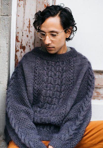 Classic Cable Sweater Knitting Pattern