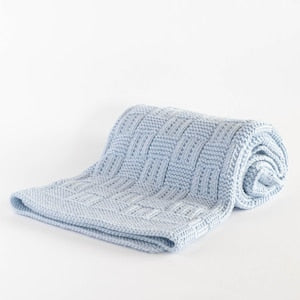checkered knitting pattern project photo 3