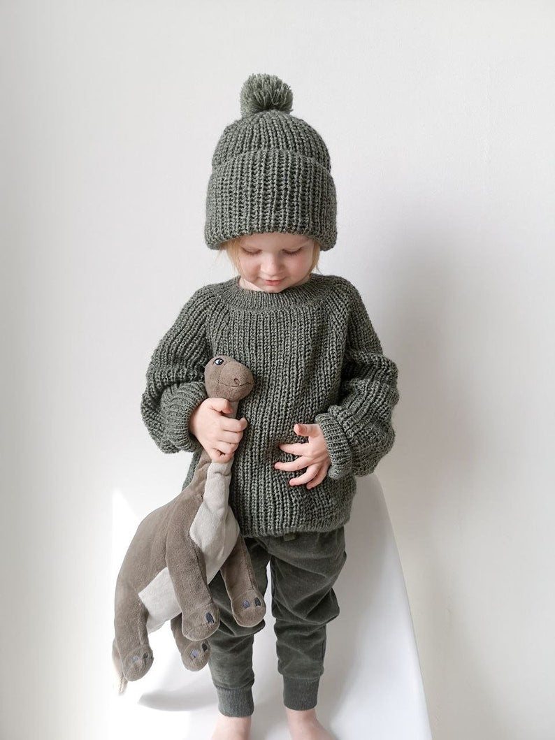 Baby Jumper Set Knitting Pattern — view 3