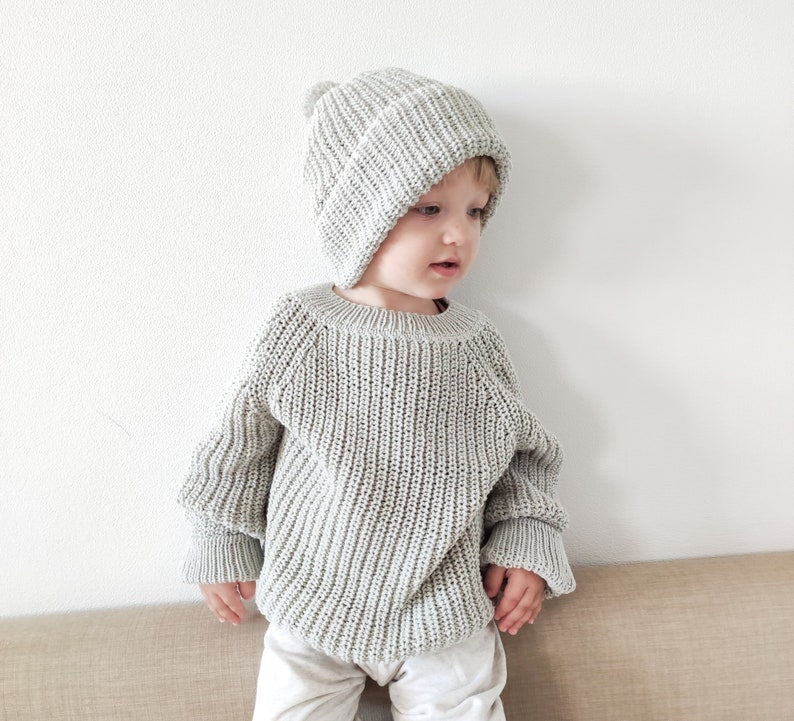 Baby Jumper Set Knitting Pattern — view 4
