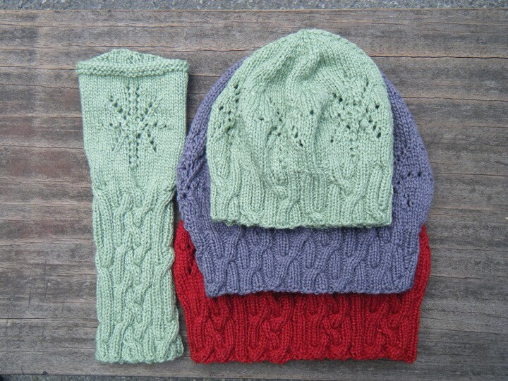 Beanie  Armwarmers Knitting Pattern