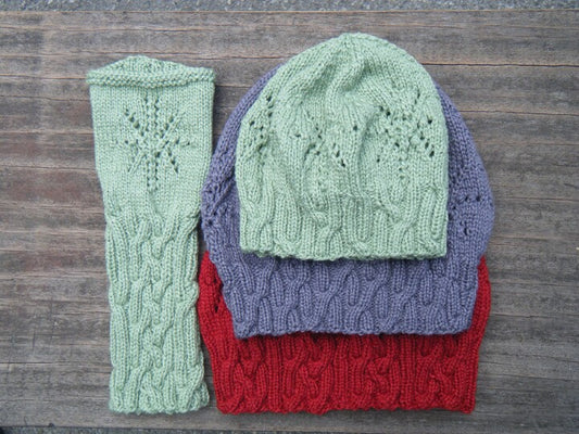 Beanie  Armwarmers Knitting Pattern
