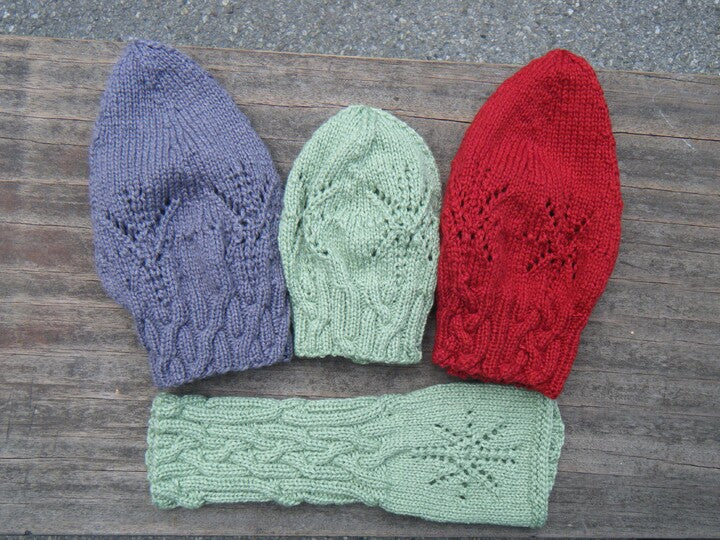 Beanie  Armwarmers Knitting Pattern