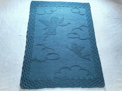Baby Angel Blanket Knitting Pattern