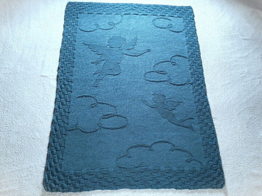 Baby Angel Blanket Knitting Pattern