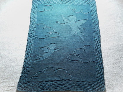 Baby Angel Blanket Knitting Pattern