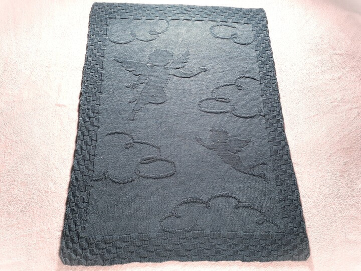 Baby Angel Blanket Knitting Pattern