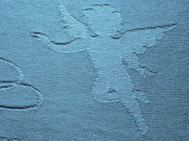 Baby Angel Blanket Knitting Pattern