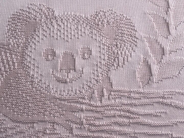 Baby Koala Blanket Knitting Pattern
