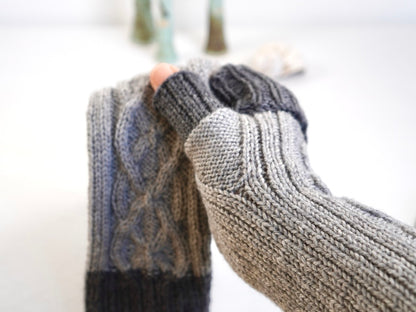 Fingerless gloves Knitting Pattern