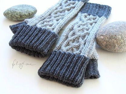 Fingerless gloves Knitting Pattern