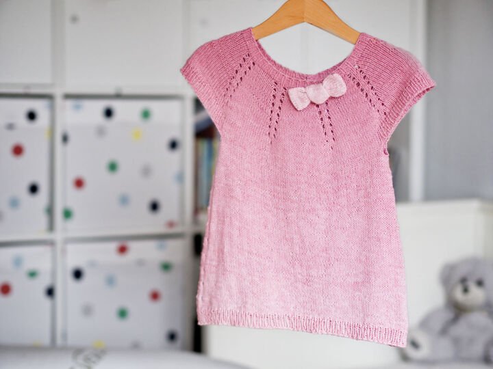 Yoke Dress Knitting Pattern