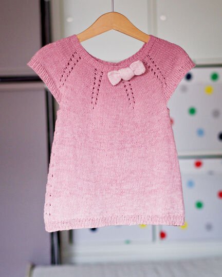Yoke Dress Knitting Pattern