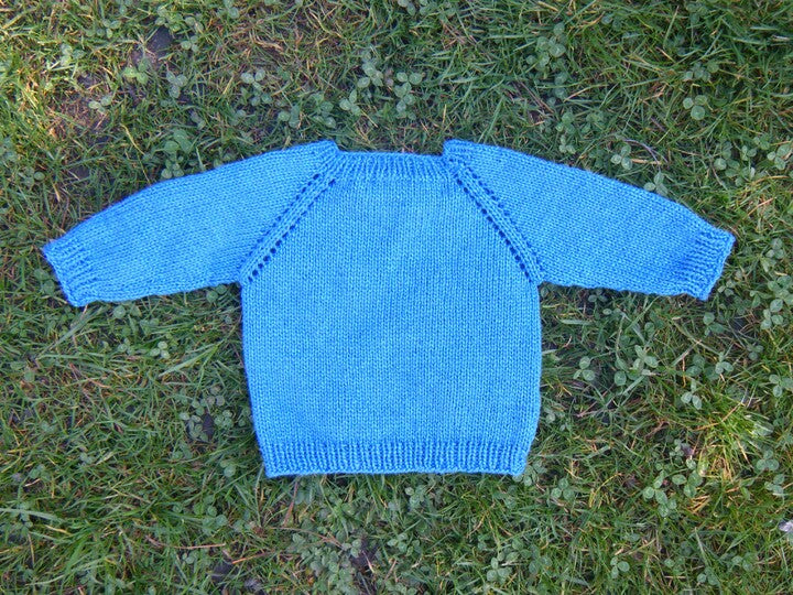 Teddy Kids Sweater Knitting Pattern
