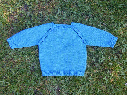 Teddy Kids Sweater Knitting Pattern