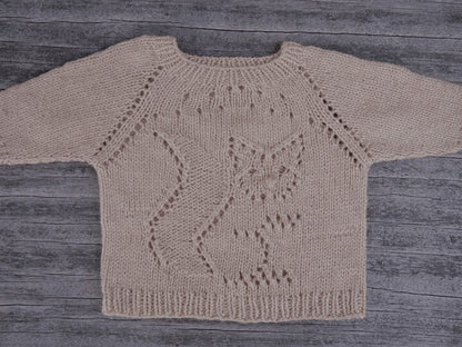 Kids Jumper Nose Knitting Pattern