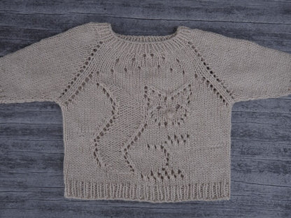 Kids Jumper Nose Knitting Pattern