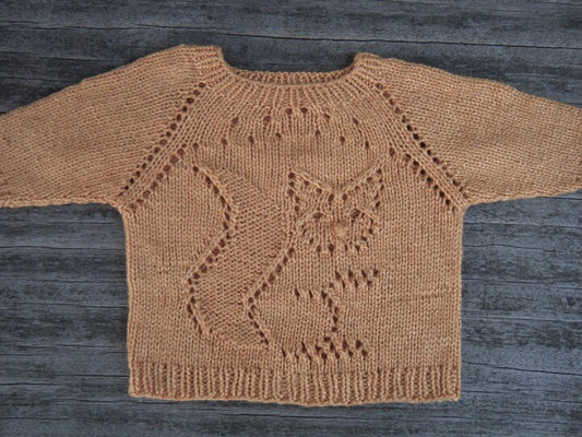 Kids Jumper Nose Knitting Pattern