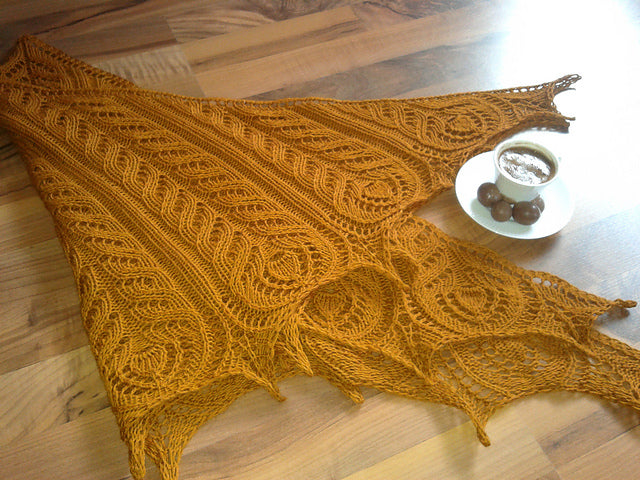 Lace Shawl Knitting Pattern