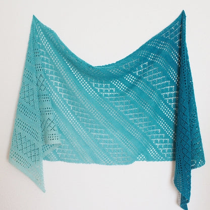 Reversible Lace Wrap Knitting Pattern