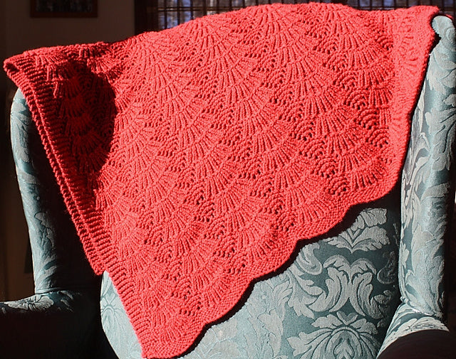 Seashell Blanket Knitting Pattern